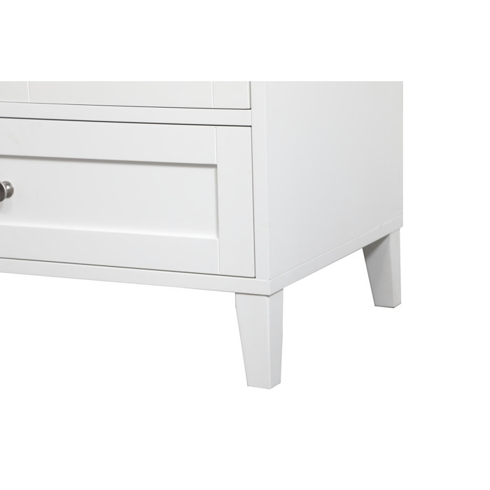 Mercury Row® Aleta 30'' Single Bathroom Vanity with Engineered Marble